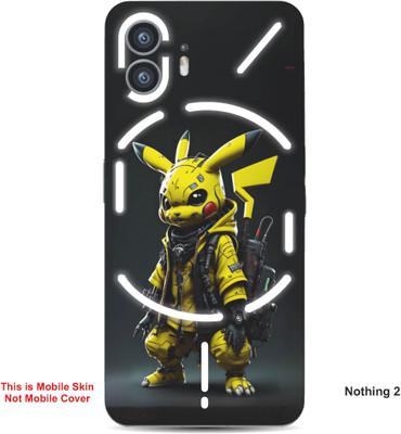 VYBE The Smart Choice Nothing 2 Pikachu Embossed Mobile Skin(Bird Yellow A2)