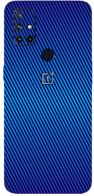 BugguSkin OnePlus Nord N10 5G Mobile Skin(Ultra Super Blue Carbon Fiber Skin With High Matte Finish.)