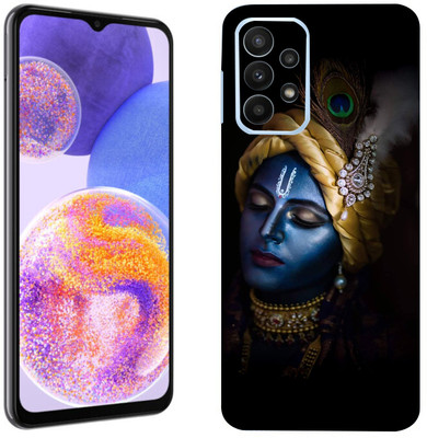 Skinex Samsung Galaxy A23 5G, Blue Krishna Mobile Skin(Multicolor Mobile Skin With camera protector (Back + Camera + Side))