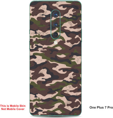 VYBE The Smart Choice One Plus 7 Pro Camouflage Embossed Mobile Skin(Sanguine Brown A1)