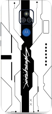 SkinoMania Moto G Play Mobile Skin(B&W Simple-White-Cyber)