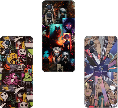 wrap craft GOOGLE PIXEL 9 PRO 5G(PACK OF 3)Camera&Back Protector Premium Vinyl Mobile Skin(Multicolor)