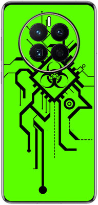 FCS Huawei Mate 50E Printed Back skin Mobile Skin(Green Tato)