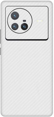 Vcare GadGets X80 5G White Carbon Back Side Premium Mobile Skin(White Carbon)