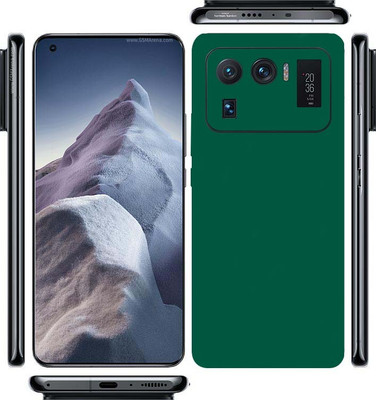 BugguSkin REDMI 11 ULTRA, Green Matte, xiaomi 11 ultra Mobile Skin(Ultra Super Green Matte Skin With High Matte Finish.Boom)