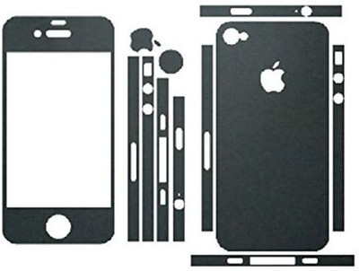 Vcare GadGets Apple iPhone 4, Apple iPhone 4s Mobile Skin(Black)