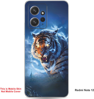 VYBE The Smart Choice Redmi Note 12 Tiger Embossed Mobile Skin(Moonstone Blue 21)