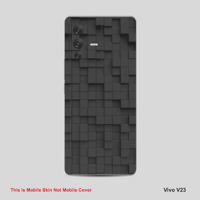 VYBE The Smart Choice Vivo V23 Pattern Mobile Skin Mobile Skin(Multi ColourCF18)