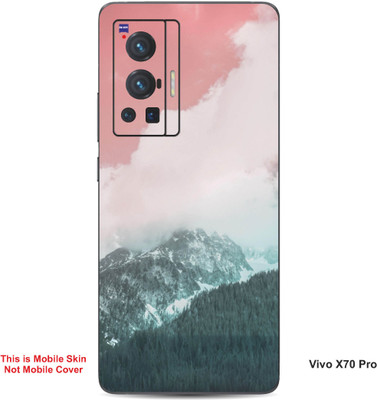 VYBE The Smart Choice Vivo X70 Pro Naturel Mobile Skin(Faded Pink, Cascade 13)