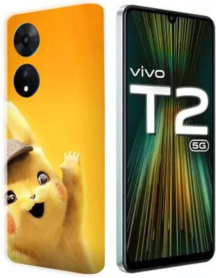 TJ CREATION Vivo T2 5G Mobile Skin(Ultra Super Baby Pikachu Skin With High Matte Finish.)