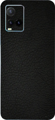 AsSkin vivo y33t Mobile Skin(Ultra Super Black Leather Skin With High Matte Finish.,Skin)