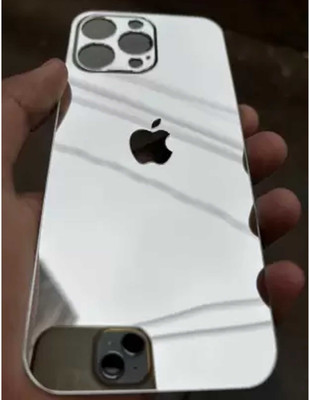 MOBIZONE IPHONE 13 PRO MAX SILVER MIRROR BACK PANNEL Mobile Skin(Silver)