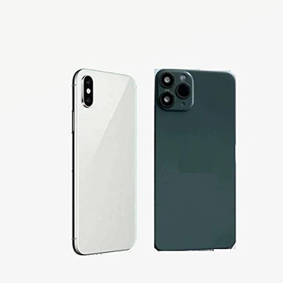 Jagsun X/Xs to_11Pro converter Back Full Screen Protector with Apple logo Mobile Skin(Black)