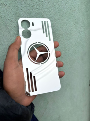 TWROP VIVO T2X 5G ACRYLIC MIRROR BACK PANNEL MERO STAR Mobile Skin(Silver)
