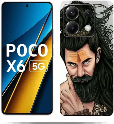 LAMHA POCO X6 5G Mobile Skin(Ultra Super Ultra Blue Skin With HiighQuality MatteFinish_thanks)