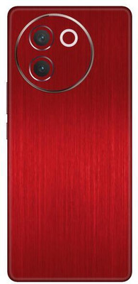 Vcare GadGets Dark Red Brushed V30e 5G Mobile Skin(Dark Red Brushed)