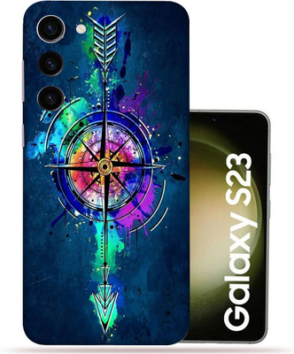 Skinex Samsung Galaxy S23 5G, Arrow Eye Mobile Skin(Multicolor Mobile Skin With camera protector (Back + Camera + Side))