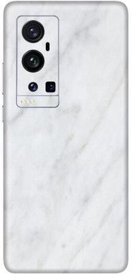 Vcare GadGets Vivo X60 Pro Plus Mobile Skin(Marble White 1)