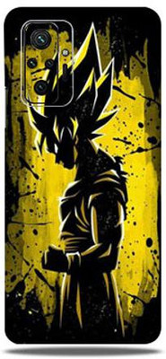 Mclaxa REALME 10 PRO 5G, Golden Goku For realme 10 pro, realme 10pro 5G Mobile Skin(Golden Goku skin (Only Back Panel Coverage))