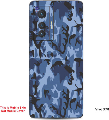 VYBE The Smart Choice Vivo X70 Camouflage Embossed Mobile Skin(Pickled Bluewood 12)