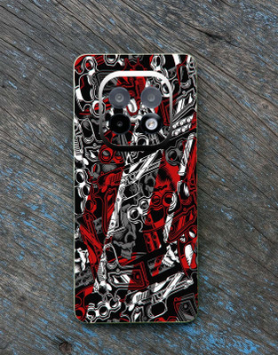 TJ CREATION Realme Narzo 70 Turbo 5G Mobile Skin(MAHROON)