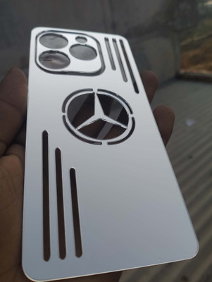 MOKPLZ infinix note 40x 5g SILVER MIRROR BACK PANNEL Mobile Skin(Silver)