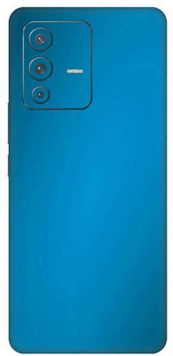 Vcare GadGets Metallic Light Blue Shining vivo V23 Pro 5G Mobile Skin(Metallic Light Blue Shining)