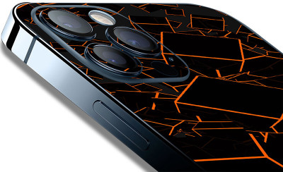 FCS Huawei Enjoy 20 SE Printed Back skin Mobile Skin(Box Orange)