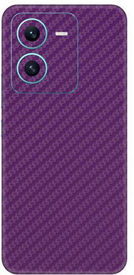 Vcare GadGets V25 5G Mobile Skin(Fiber Carbon Purple)