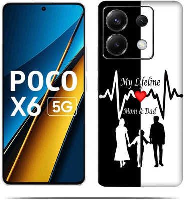 LAMHA Poco X6 5G.. Mobile Skin(Ultra Super Multicolor Skin With HiighQuality Matte Finish.)