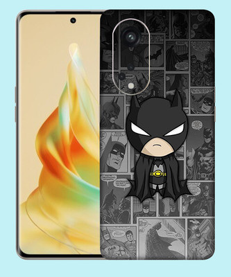 WeCre8 Skin's Oppo Reno 8T 5G Mobile Skin(Camic Batman Multicolor Mobile Skin)