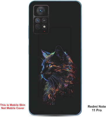 VYBE The Smart Choice Redmi Note 11 Pro Cat Embossed Mobile Skin(Baltic Sea 20)