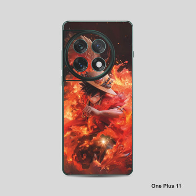 VYBE The Smart Choice One Plus 11 Luffy Mobile Skin Mobile Skin(Orangy Red 17)
