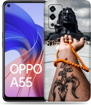 SkinoMania Oppo-A55 Mobile Skin(Multicolour Rudra)