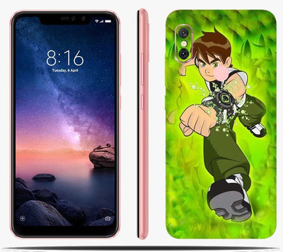 TJ CREATION Mi Redmi Note 6 Pro, Ben 10, Mi Redmi Note 6 Pro Mobile Skin(Super Ultra Ben 10 Skin With(Back+Camera+Sides))