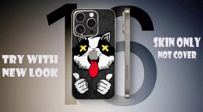 TJ CREATION Apple iPhone 16 Pro Mobile Skin(Black)