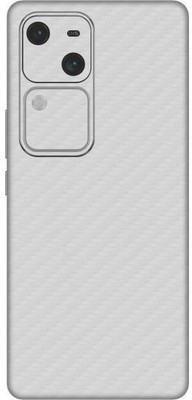 Vcare GadGets Fiber Carbon White V30 5G Mobile Skin(Fiber Carbon White)