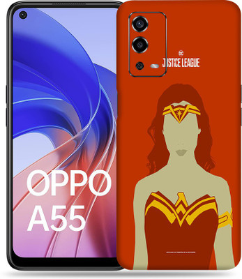 SkinoMania Oppo-A55 Mobile Skin(Multicolour Wonder Women)