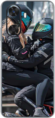 FCS Huawei Enjoy 60 Printed Back skin Mobile Skin(Bike Couple)