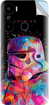 Snooky Infinix Hot 12 Pro Mobile Skin(Black)