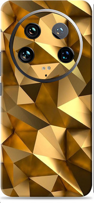 SkinoMania Xiaomi 14 Ultra Premium Vinyl Mobile Skin (Multicolor) Mobile Skin(Golden-poly)