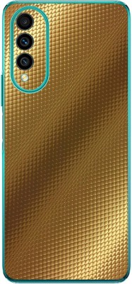 FCS Huawei nova 8 SE Printed Back skin Mobile Skin(Carbon Fiber Gold Texture)