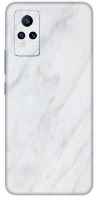 Vcare GadGets Vivo Y21e 5 G Mobile Skin(Marble White 1)