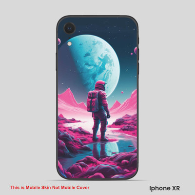 VYBE The Smart Choice iPhone XR Universal Mobile Skin(Macaw Blue 3)