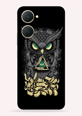 OggyBaba Vivo Y18t Mobile Skin(Black Angry Owl)