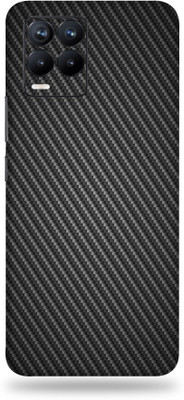 TJ CREATION Realme 8 Pro Mobile Skin(Ultra Super Black Carbon Fiber Skin With High Matte Finish., (Back+Side+Camera))