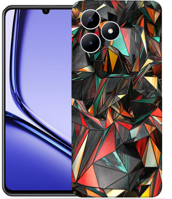 OggyBaba Realme Note 50 Mobile Skin(Polygon Red)