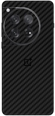 Vcare GadGets Fiber Carbon Black OnePlus 12 5G With Logo Mobile Skin(Fiber Carbon Black)