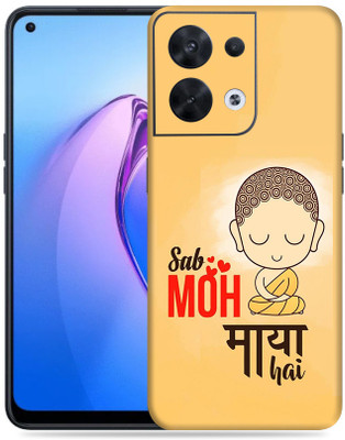 SkinoMania Oppo Reno 8 5G Mobile Skin(Multicolor Sab Moh Maya Hai)