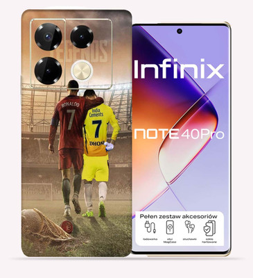 OggyBaba Infinix Note 40 pro 5g Mobile Skin(Dhoni & Ronaldo)